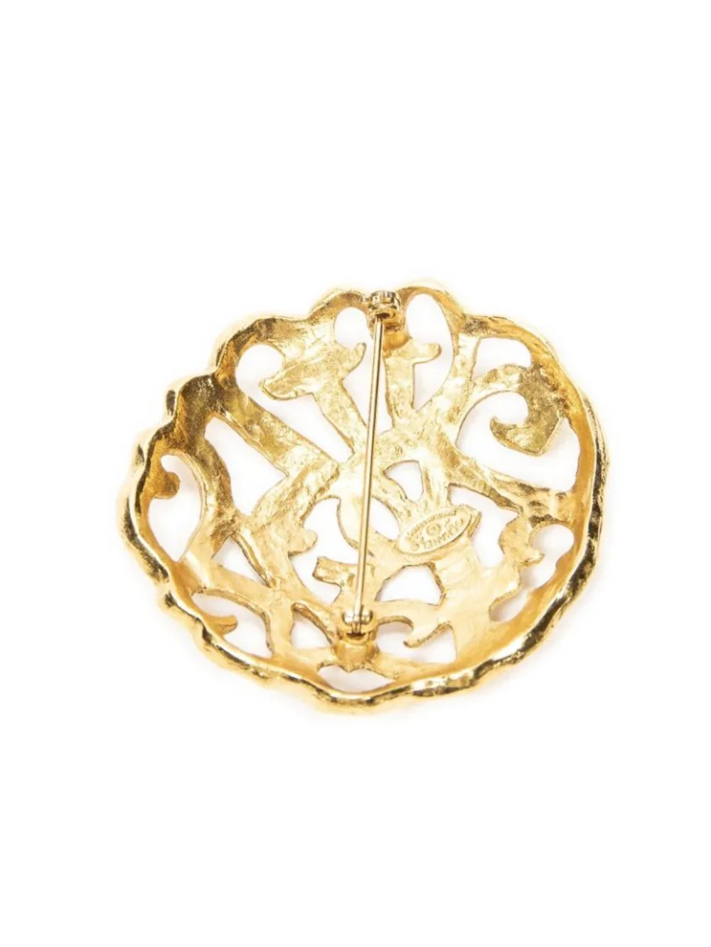 Chanel CC Brooch Gold Plated